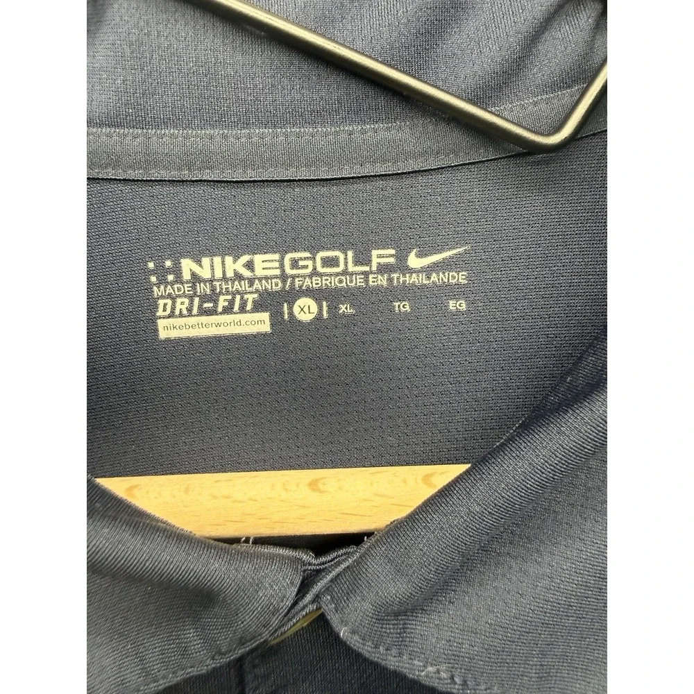 Nike Golf Barstool Sports Polo Shirt Men's XL Blue Performance Dri-FIT Stretch